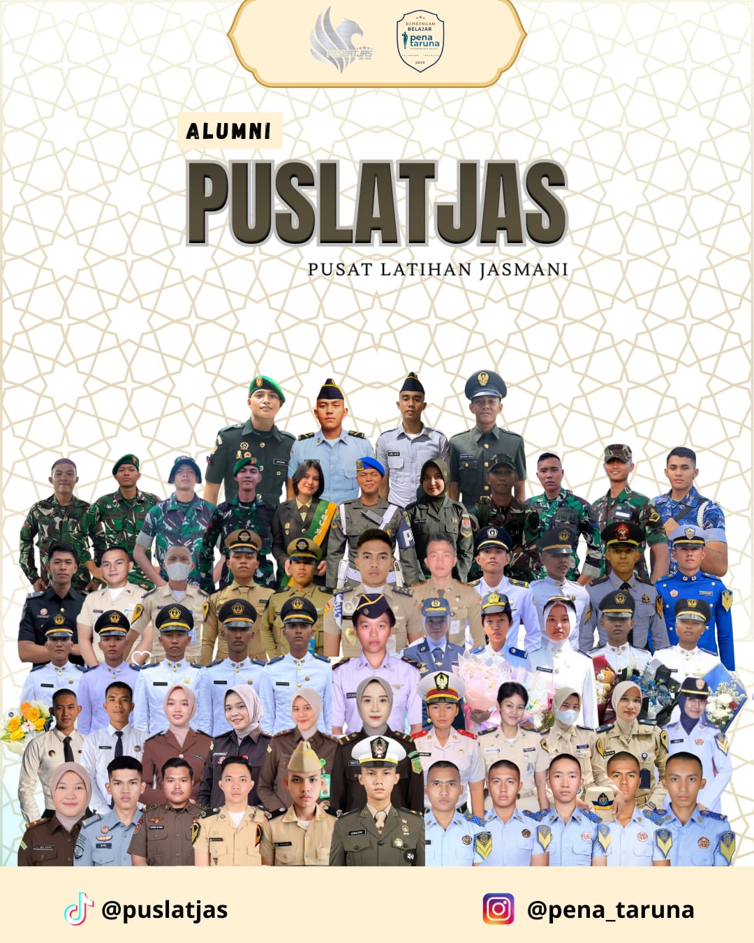 ALUMNI PUSLATJAS BINTARA, TAMTAMA TNI & KEDINASAN